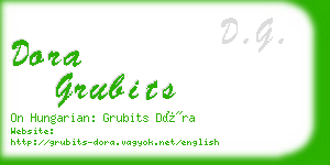 dora grubits business card